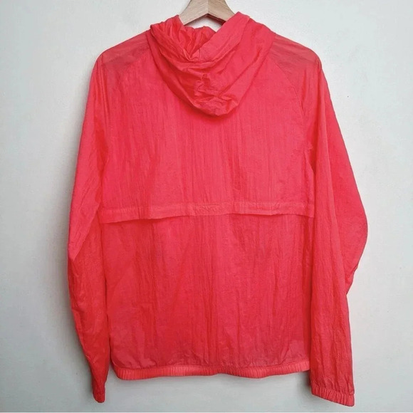 Champion Womens Size Small Pink Manorak Windbreaker Hoodie Jacket - Picture 14 of 14